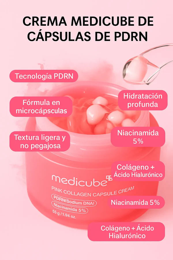 Medicube PDRN Crema Capsulas y Colageno